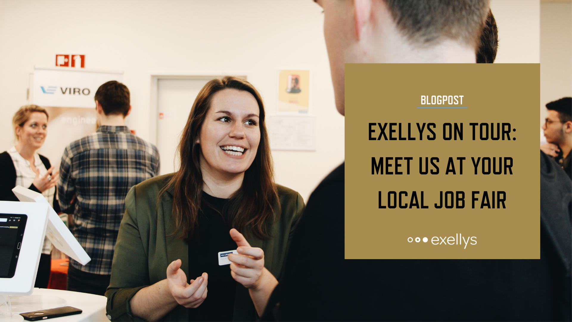 Exellys on tour – Meet us at your local job fair - LinkedIn share image
