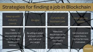 Blockchain jobs skills